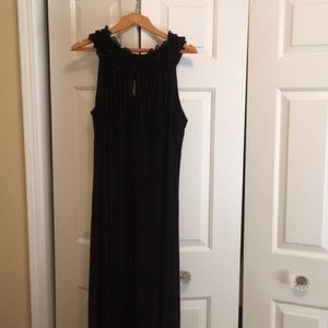 Black maxi dress